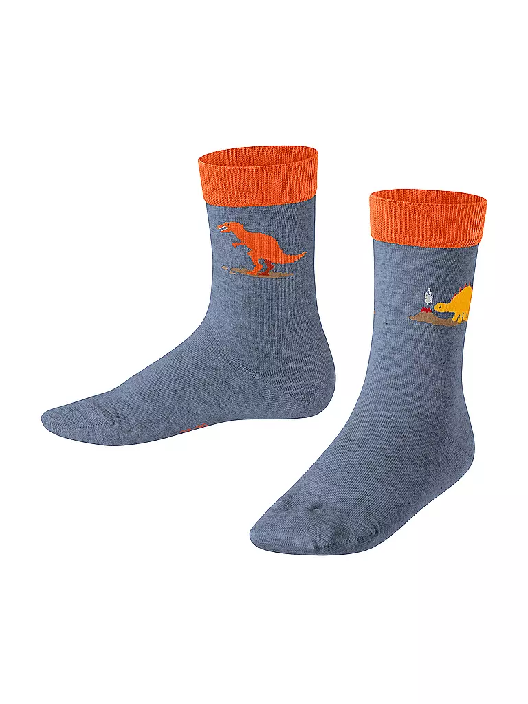 FALKE | Calcetines para niño DINOSAURS light jeans | Azul