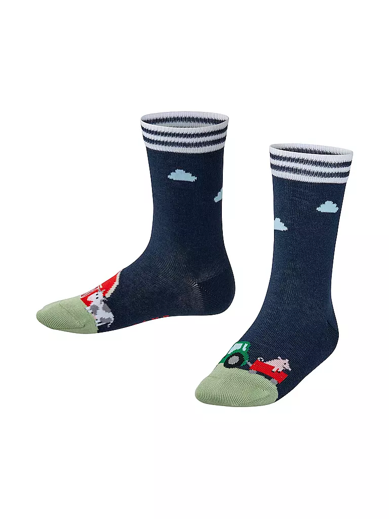 FALKE | Calcetines para niño FARM LIFE azul espacial | Azul oscuro