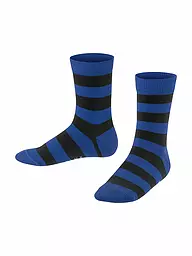 FALKE | Calcetines para niños Happy Stripe, paquete de 2, negro | Negro