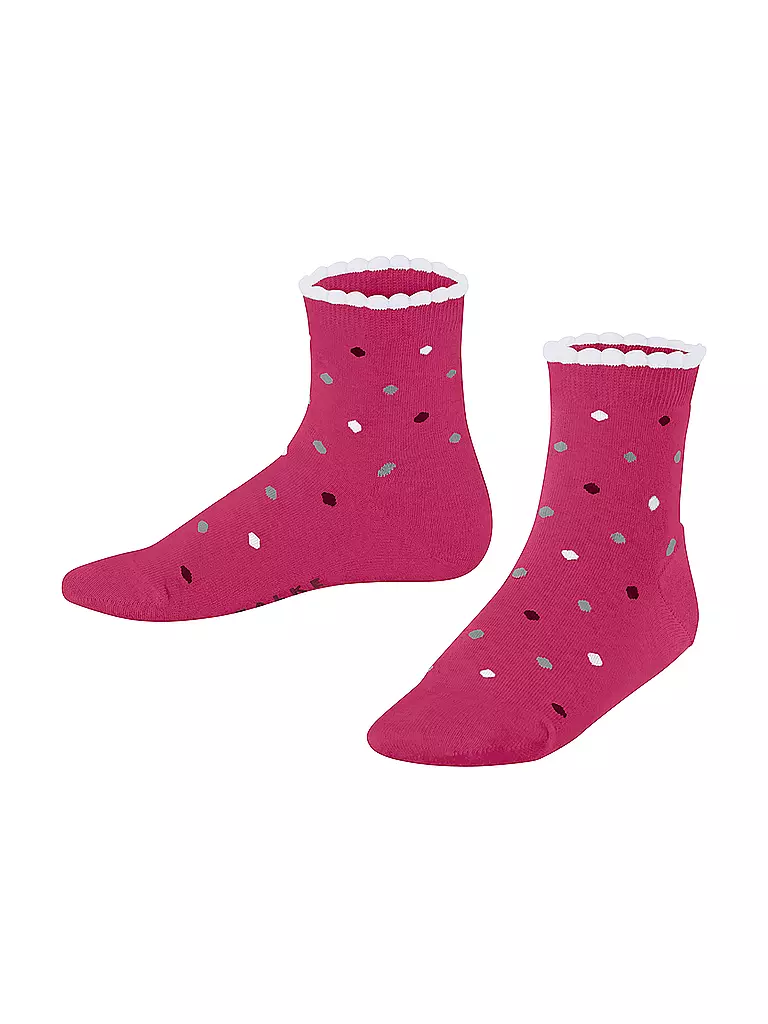 FALKE | Calcetines para niños MULTIDOT fucsia | Rojo