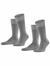FALKE | Calcetines 2 unidades Pkg HAPPY marrón oscuro | Gris