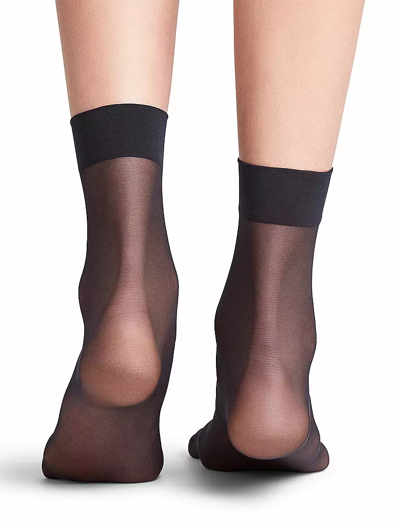 FALKE | Calcetines SEIDENGLATT 15 DEN marino | 