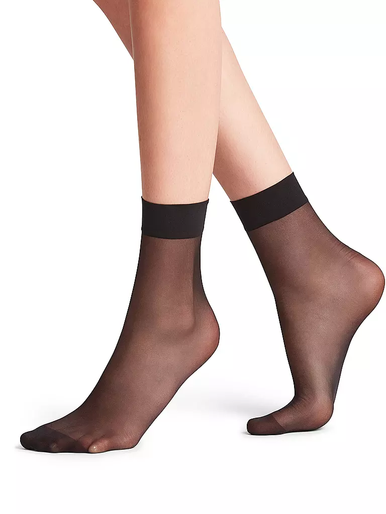 FALKE | Calcetines SEIDENGLATT 15 DEN negros | Negro