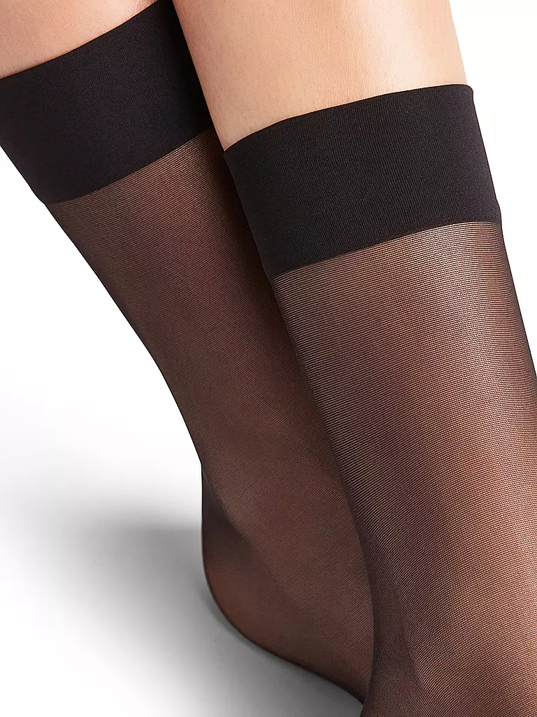 FALKE | Calcetines SEIDENGLATT 15 DEN negros | Negro
