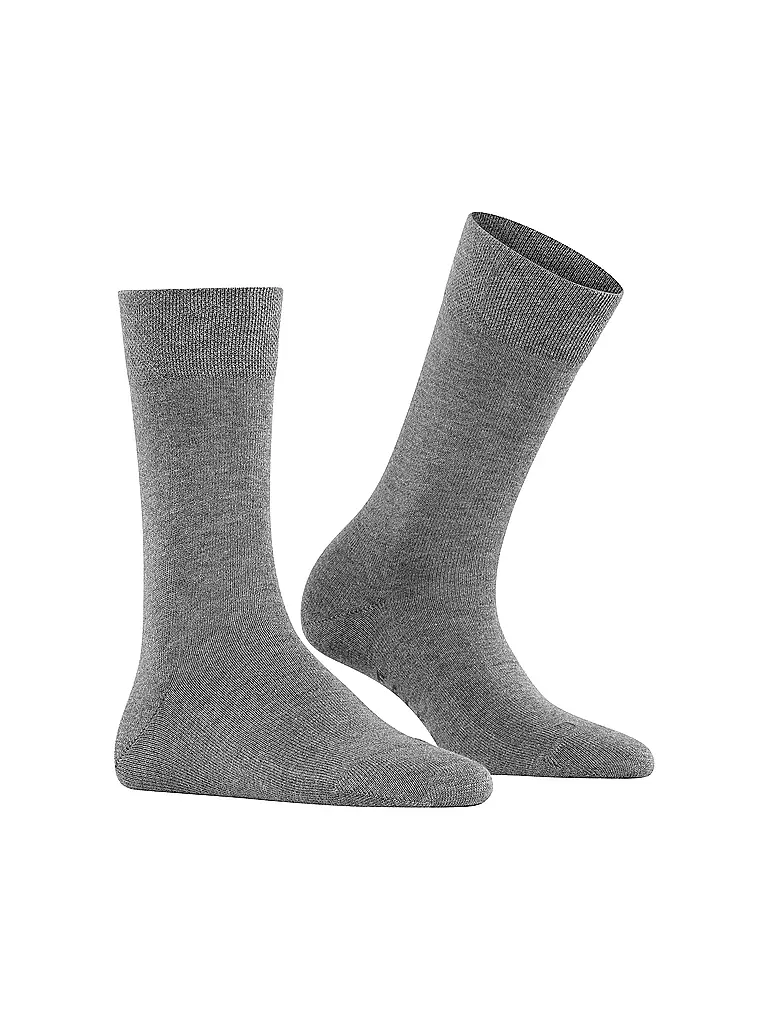FALKE | Calcetines SENSITIVE LONDON gris claro jaspeado. | Gris claro