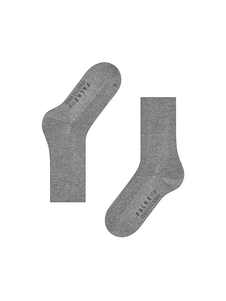 FALKE | Calcetines SENSITIVE LONDON gris claro jaspeado. | Gris claro