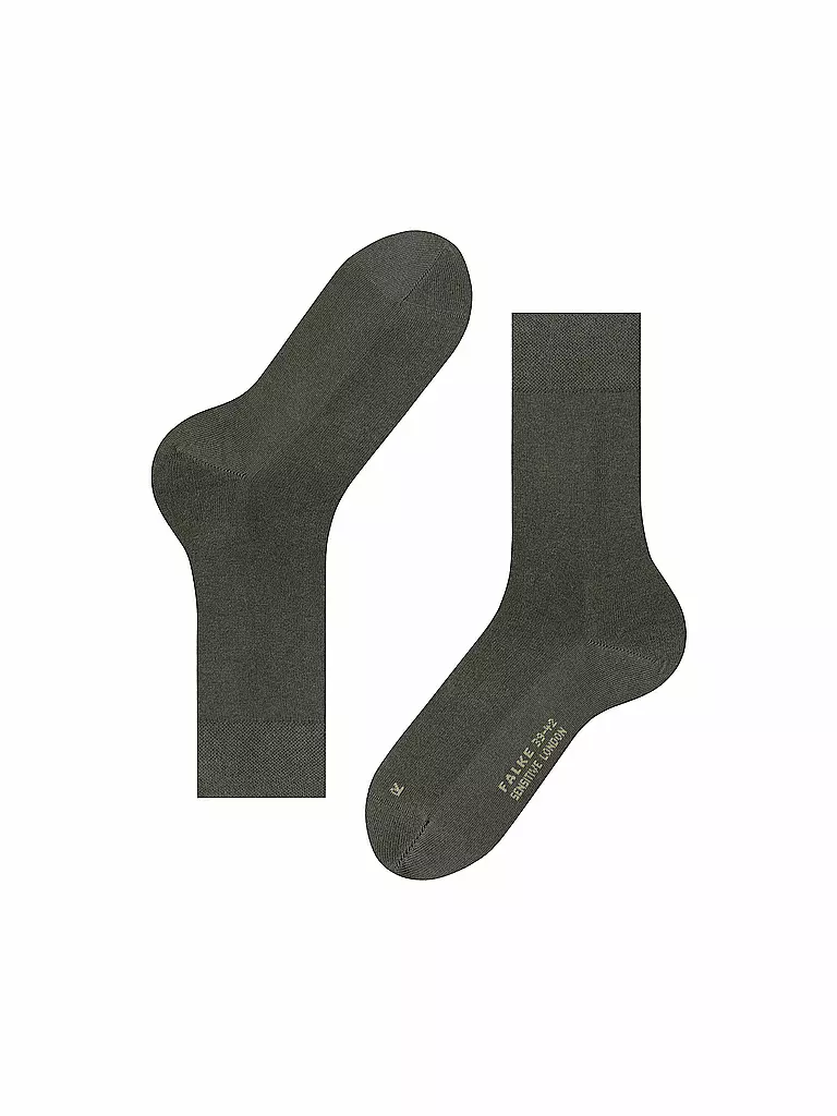 FALKE | Calcetines SENSITIVE LONDON military | Verde oscuro