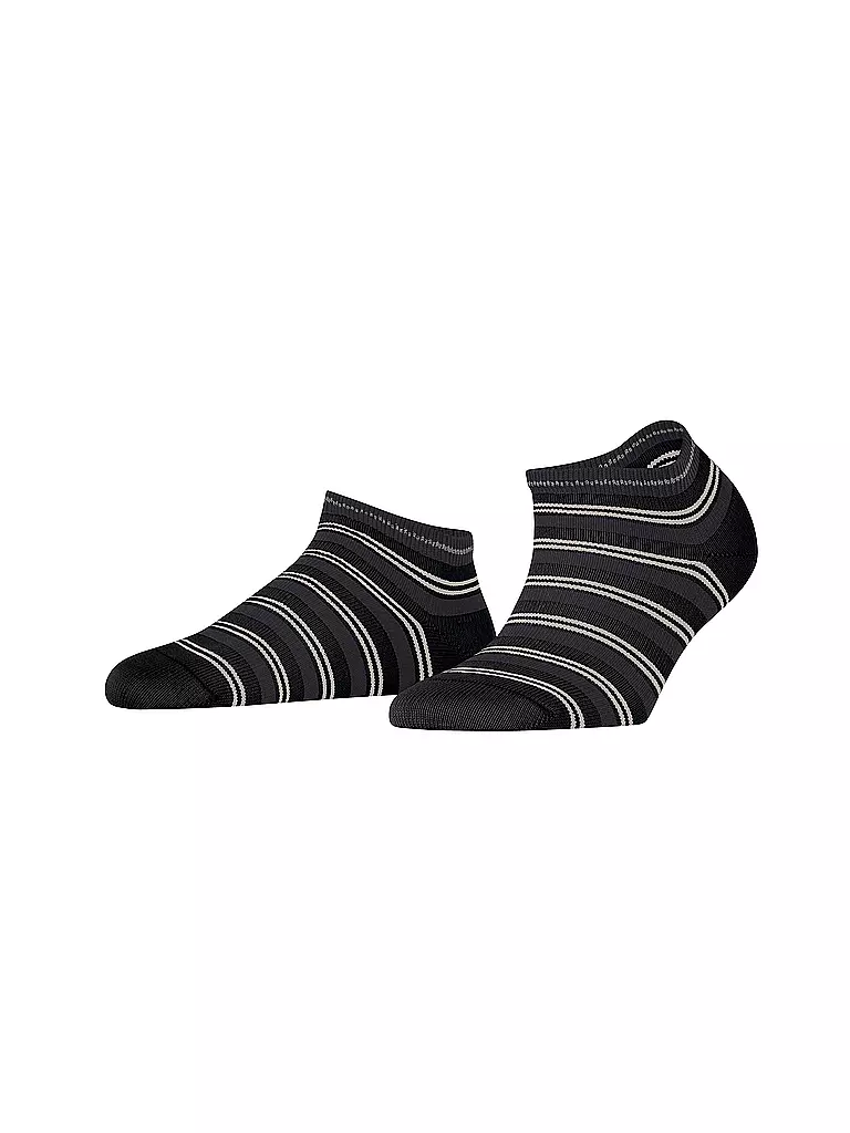 FALKE | Calcetines Sneaker SMART STRIPE negros | Negro