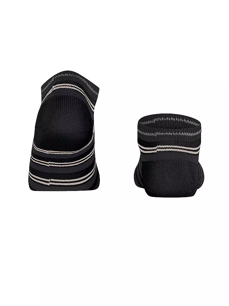 FALKE | Calcetines Sneaker SMART STRIPE negros | Negro