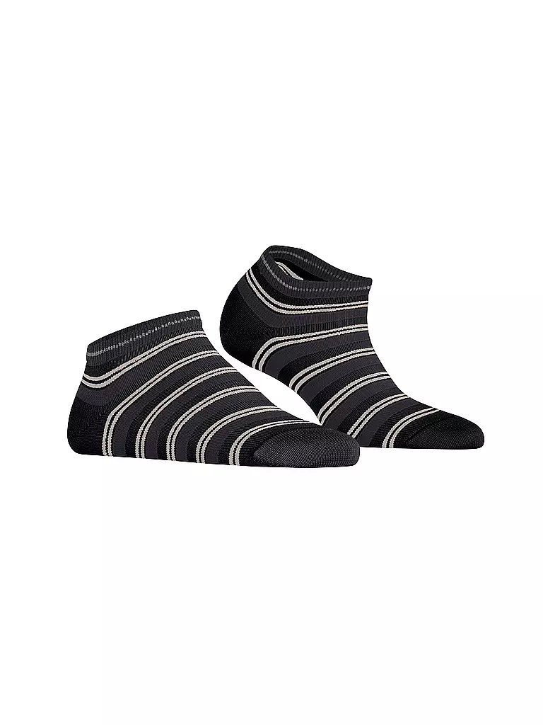 FALKE | Calcetines Sneaker SMART STRIPE negros | Negro