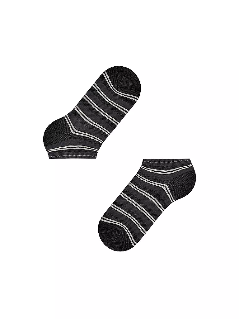 FALKE | Calcetines Sneaker SMART STRIPE negros | Negro