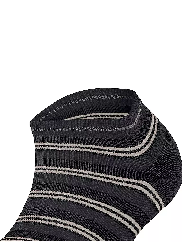 FALKE | Calcetines Sneaker SMART STRIPE negros | Negro