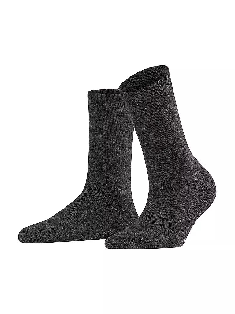 FALKE | Calcetines Soft Merino antracita | Gris