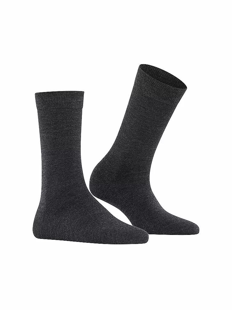 FALKE | Calcetines Soft Merino antracita | 
