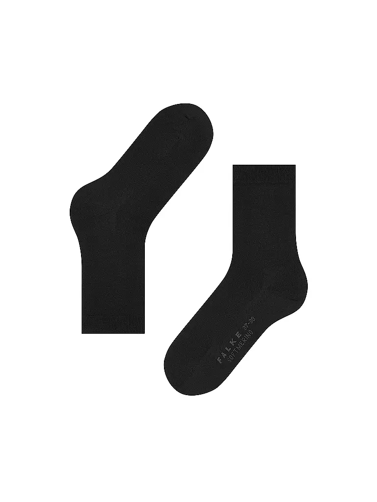 FALKE | Calcetines Soft Merino black | 