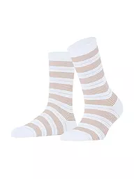 FALKE | Calcetines STRIPE UNIFORM crema | Blanco