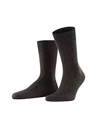 FALKE | Calcetines TEPPICH IM SCHUH marrón oscuro mel. | Marrón