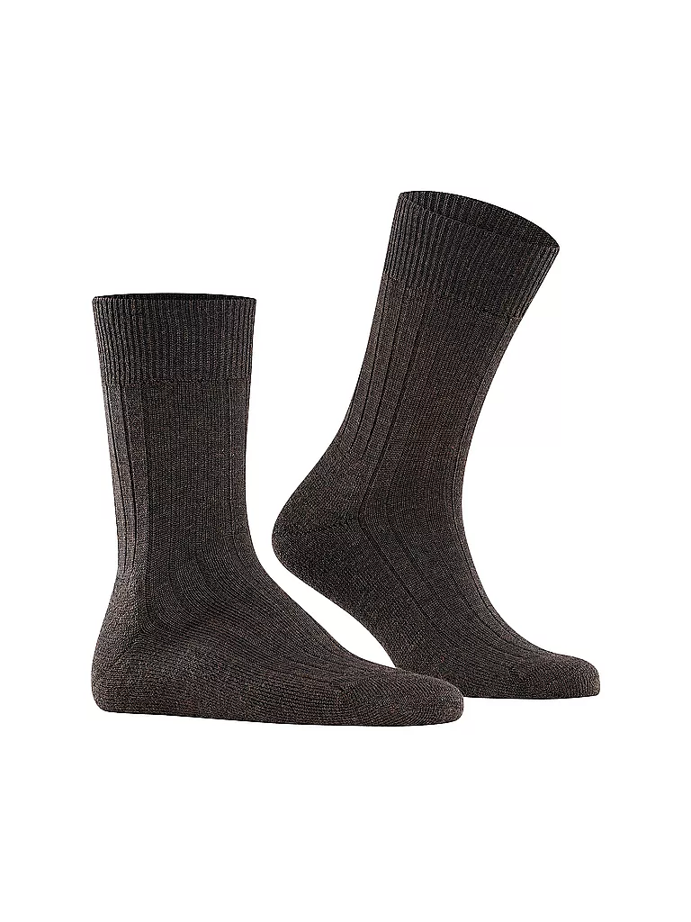 FALKE | Calcetines TEPPICH IM SCHUH marrón oscuro mel. | Marrón