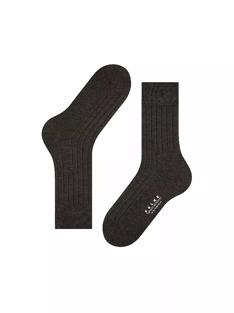 FALKE | Calcetines TEPPICH IM SCHUH marrón oscuro mel. | Marrón