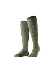 FALKE | Calcetines TEPPICH IM SCHUH antracita mel. | Verde oscuro