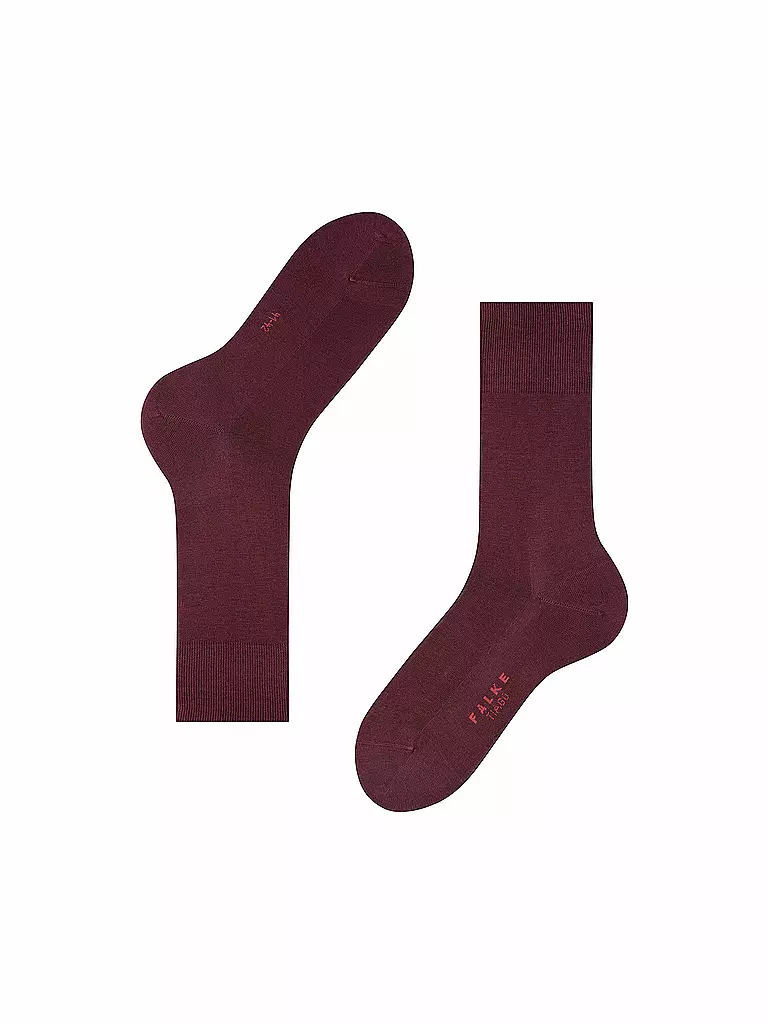 FALKE | Calcetines TIAGO barolo | Rojo oscuro