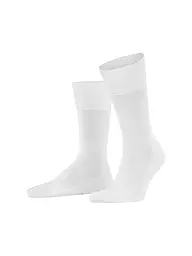 FALKE | Calcetines TIAGO gris ratón | Blanco