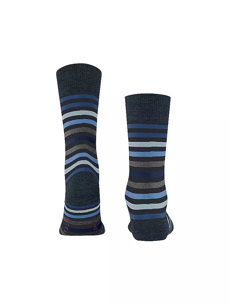 FALKE | Calcetines TINTED STRIPE azul marino oscuro | 