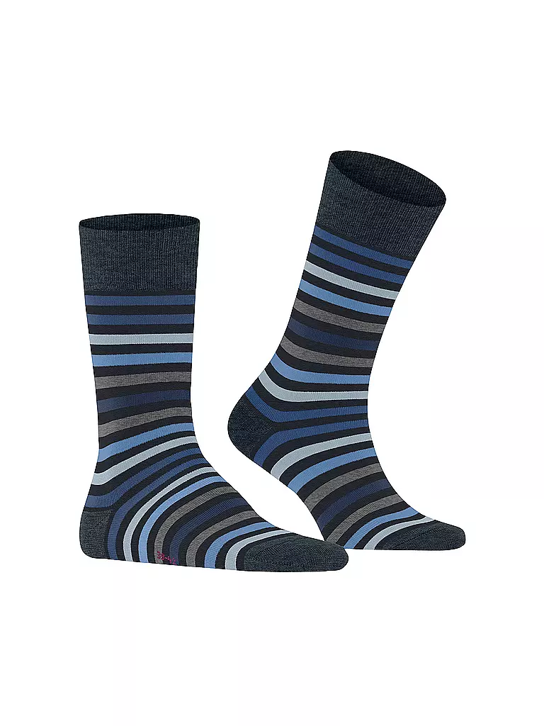 FALKE | Calcetines TINTED STRIPE azul marino oscuro | 