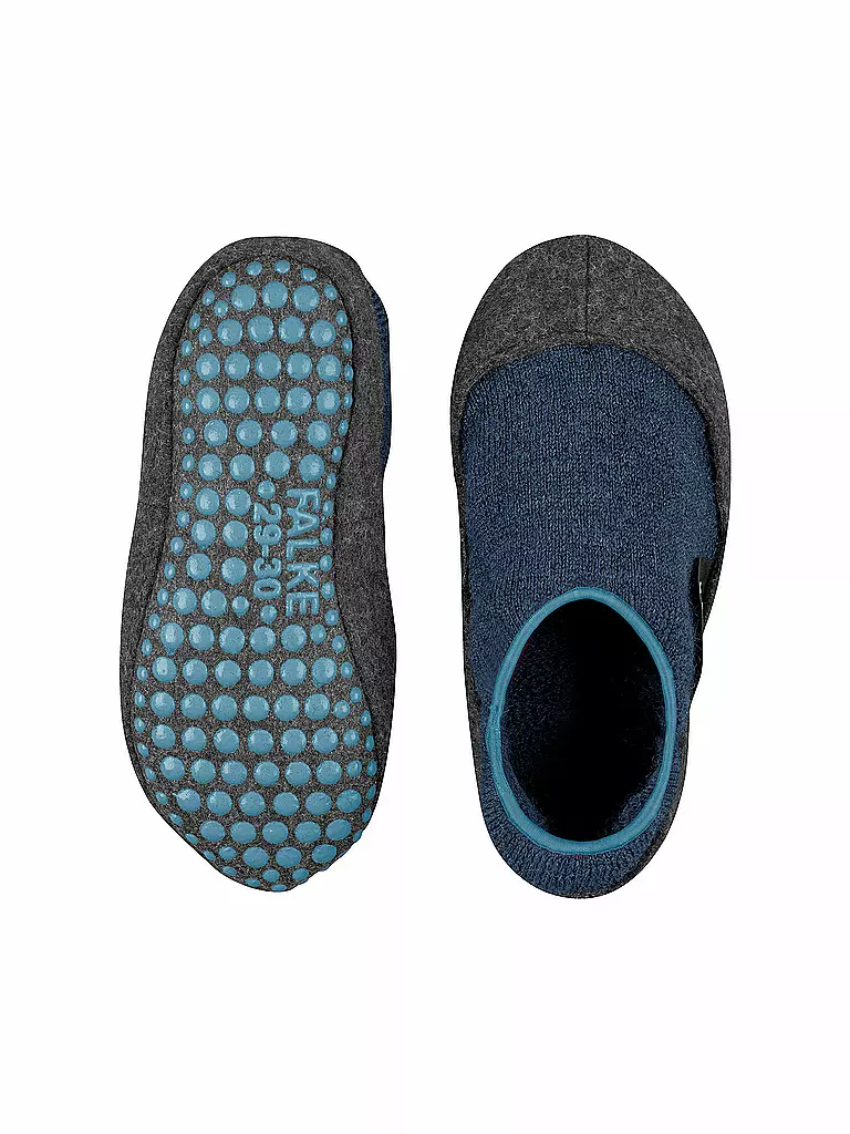 FALKE | Calcetines tipo zapatilla ABS Cosy azul oscuro para niño | Azul
