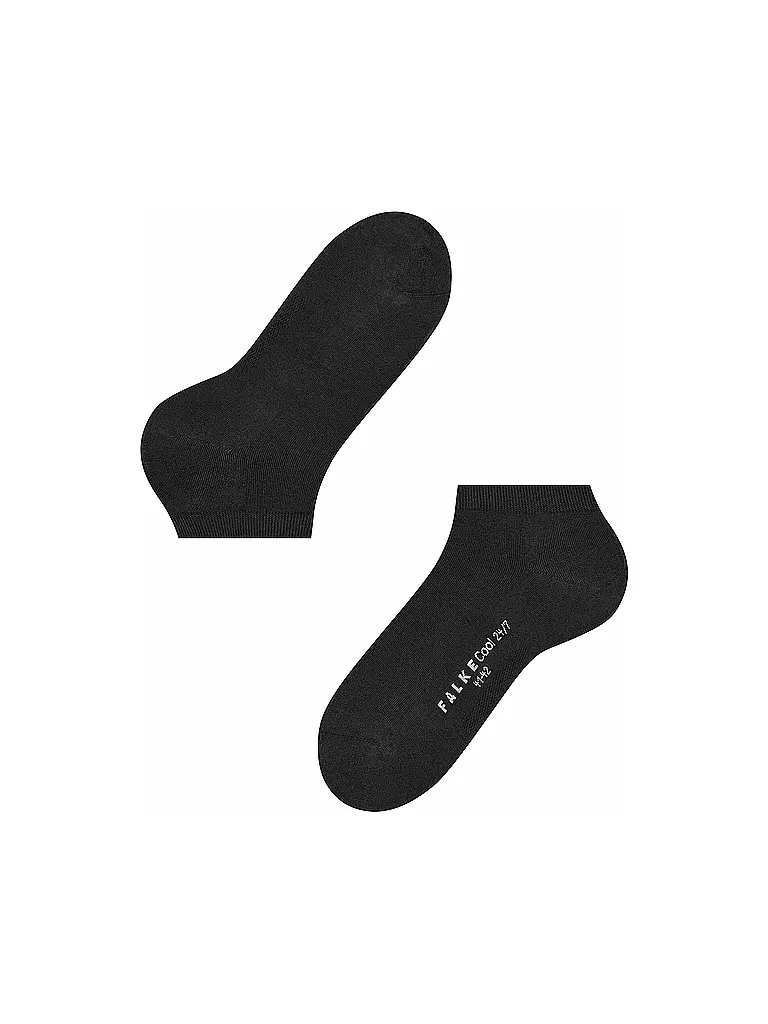 FALKE | Calcetines tobilleros Cool 24/7 negros | 