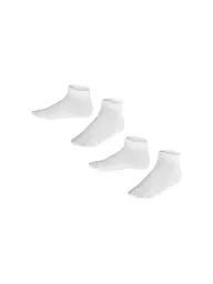 FALKE | Happy Calcetines de deporte para niños, paquete de 2 (blanco) | Blanco