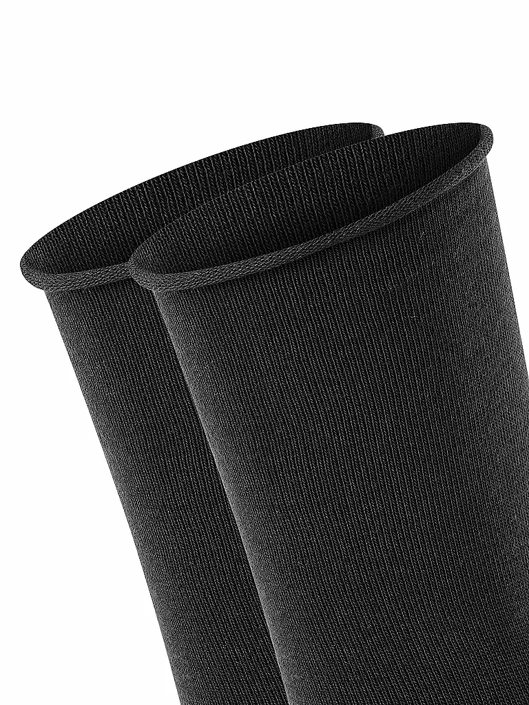 FALKE | Happy Calcetines Paquete de 2 negro | 
