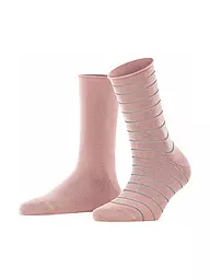 FALKE | Calcetines cortos Happy Stripe, paquete de 2, azul real | Rosa