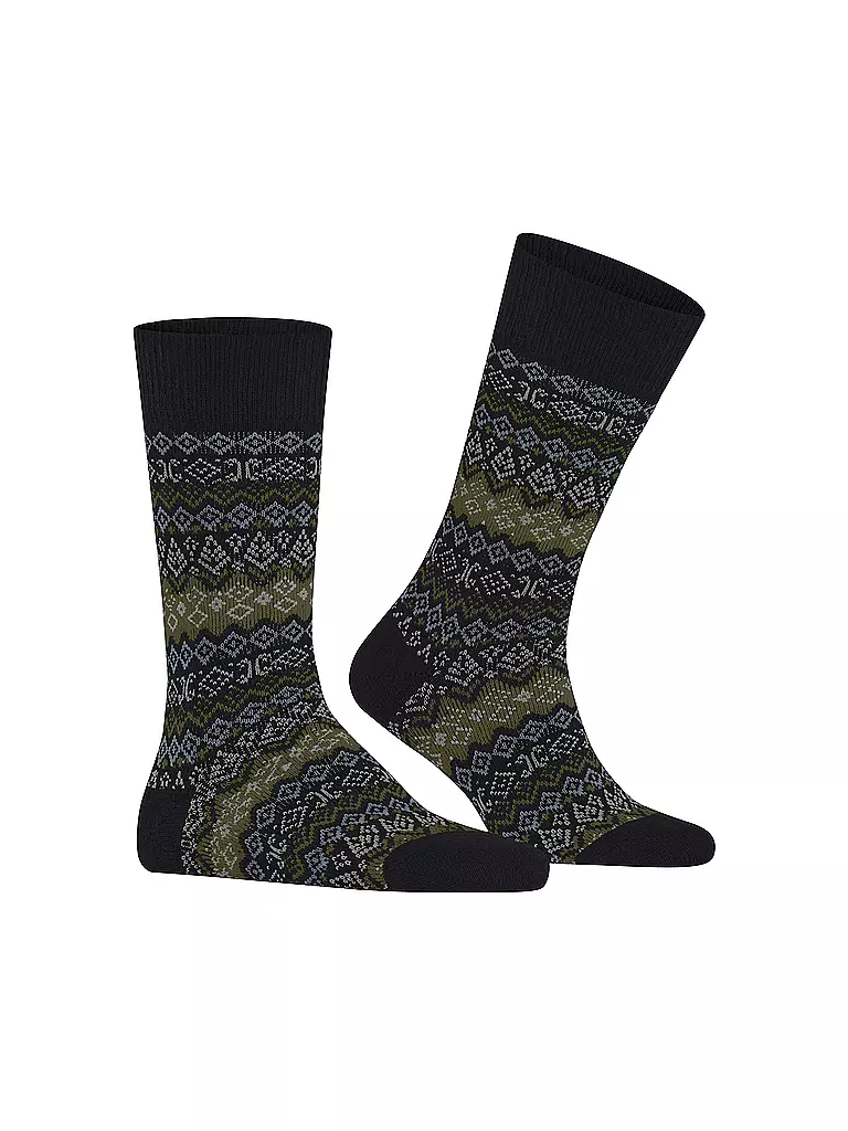 FALKE | Herren Socken ASPEN black | Negro