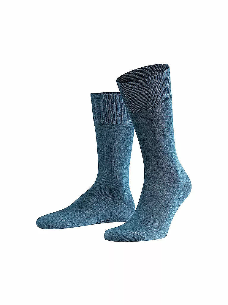 FALKE | Herren-Socken "Tiago" 14662 (denim mel.) | Azul