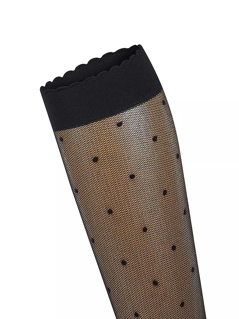 FALKE | Kniestrümpfe DOT 15 Den negro | Negro