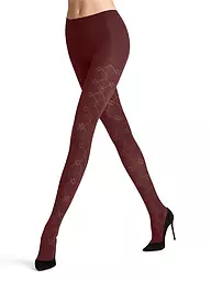 FALKE | Moda medias CHECK MATE negro | Rojo oscuro