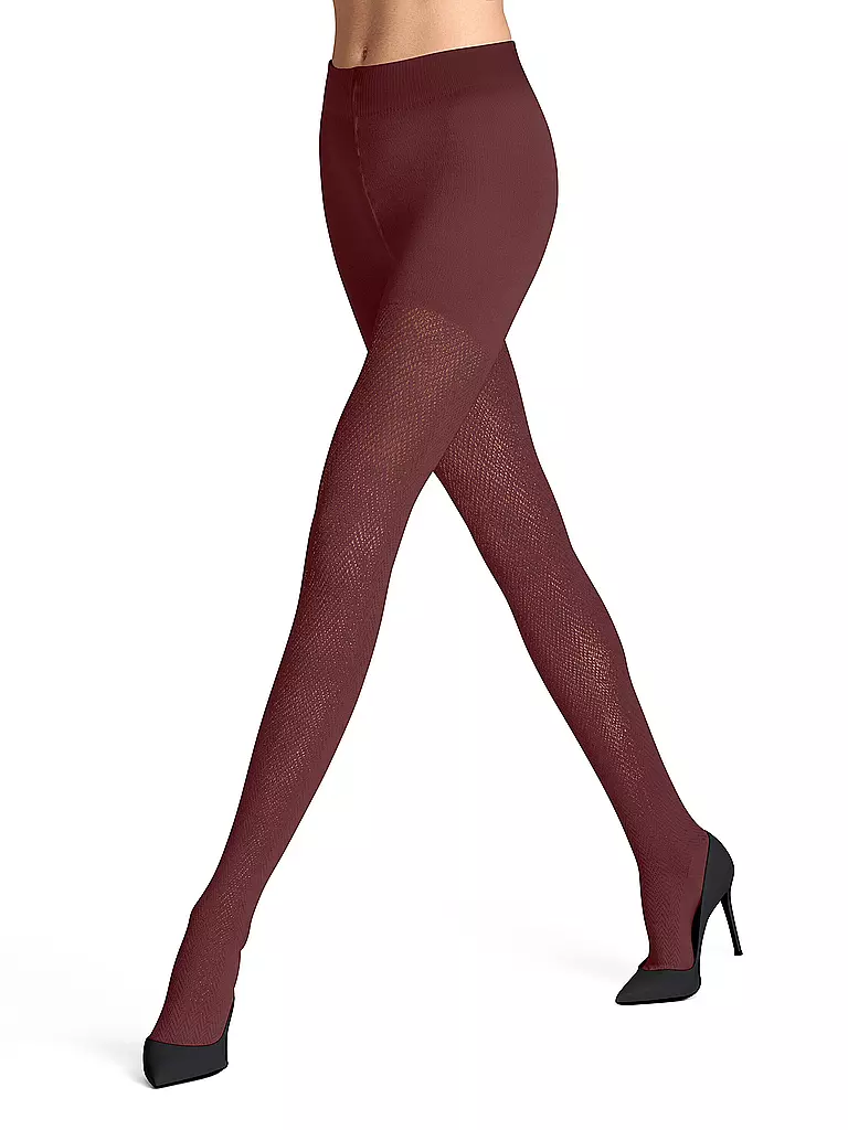 FALKE | Medias de punto FABLE ESTATE cayena | Rojo oscuro