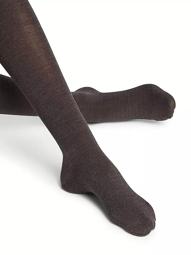 FALKE | Medias de punto SOFTMERINO antracita | Gris