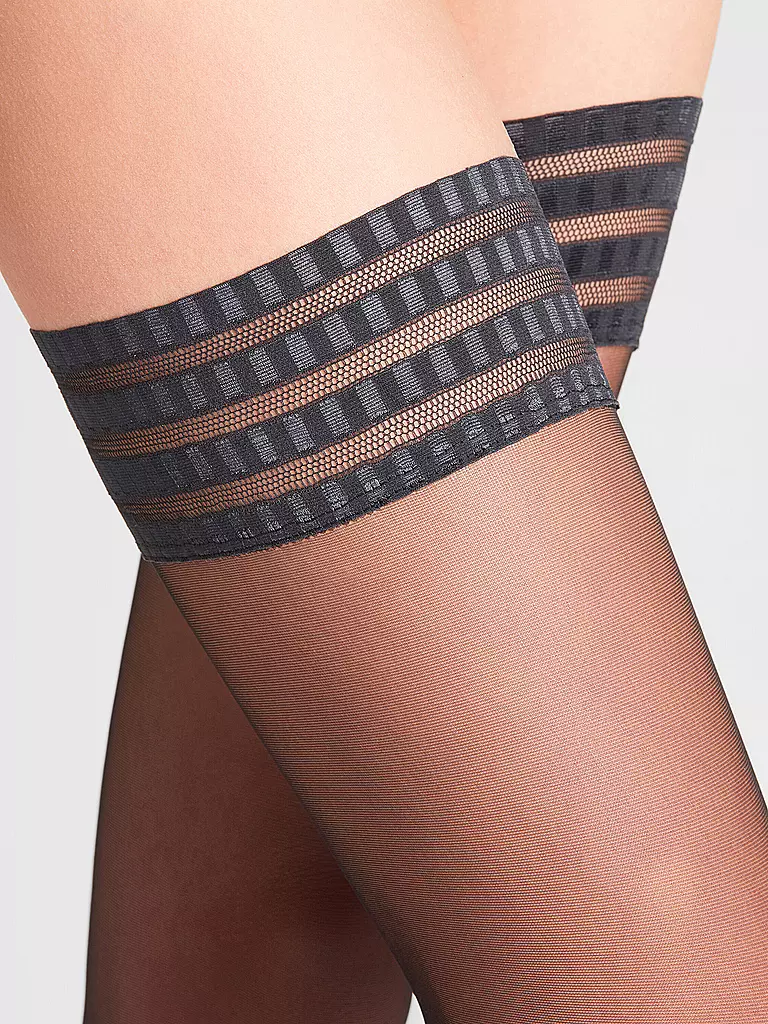 FALKE | Medias finas PURE MATT 20Den negro | Negro