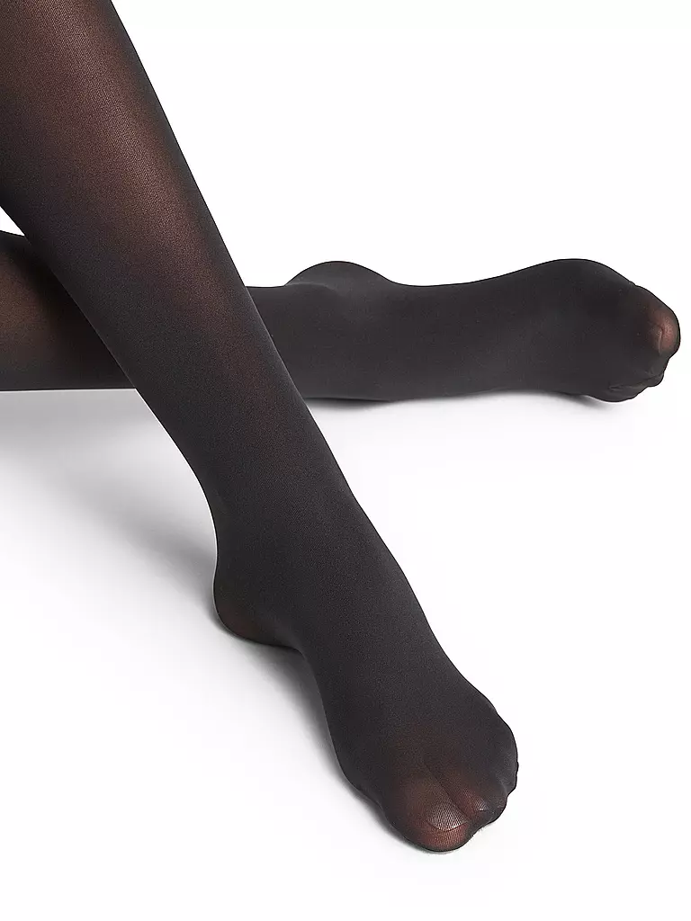 FALKE | Medias finas pure matt 50 black | Negro