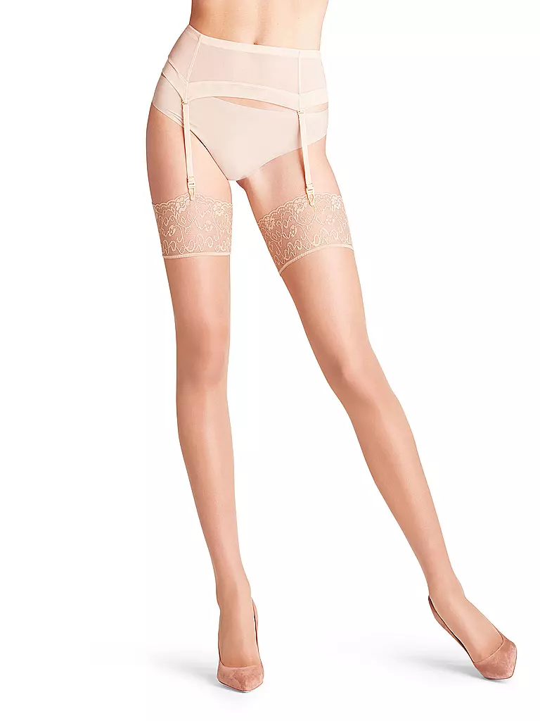 FALKE | Medias finas Seidenglatt 15 DEN powder | Beige