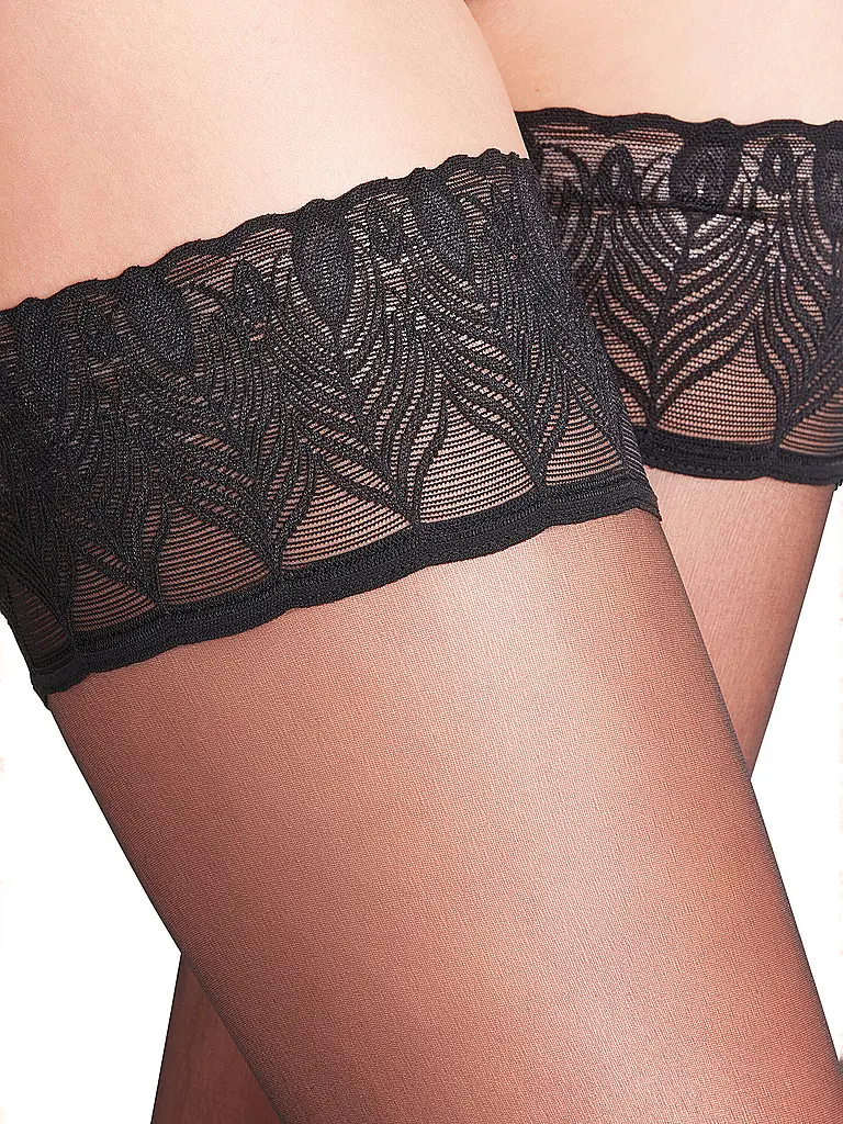 FALKE | Medias LUNELLE 8 DEN black | Negro