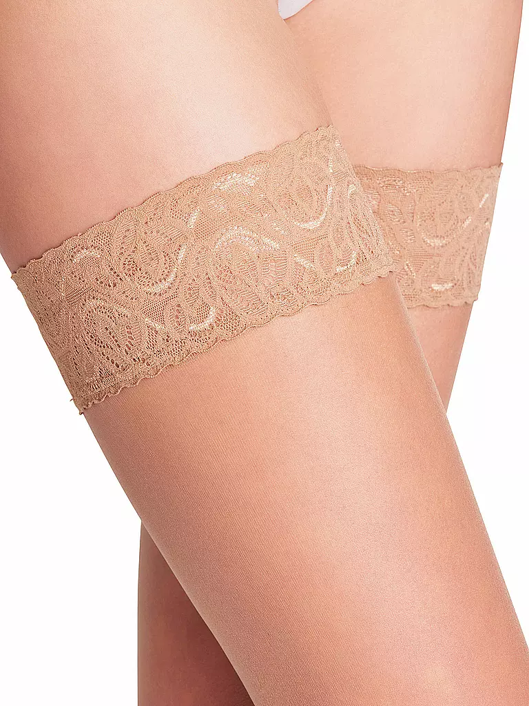 FALKE | Medias SHELINA 12 DEN sun | Marrón claro