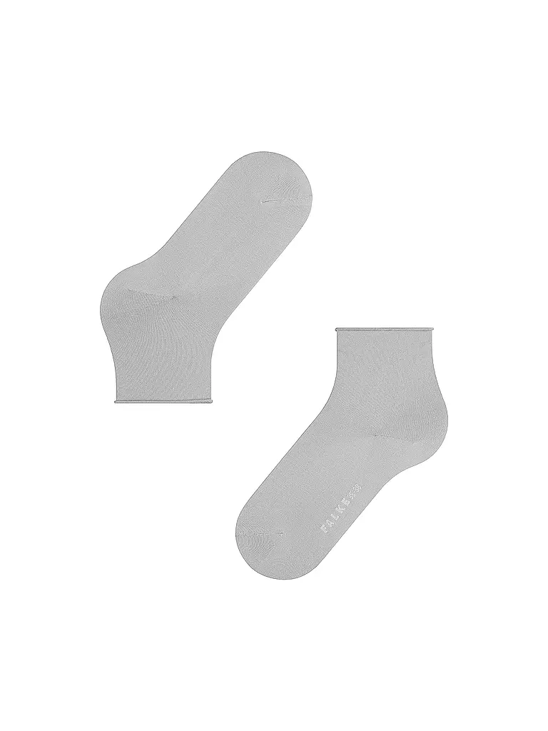FALKE | Sneaker Socken COTTON TOUCH silver | Gris claro