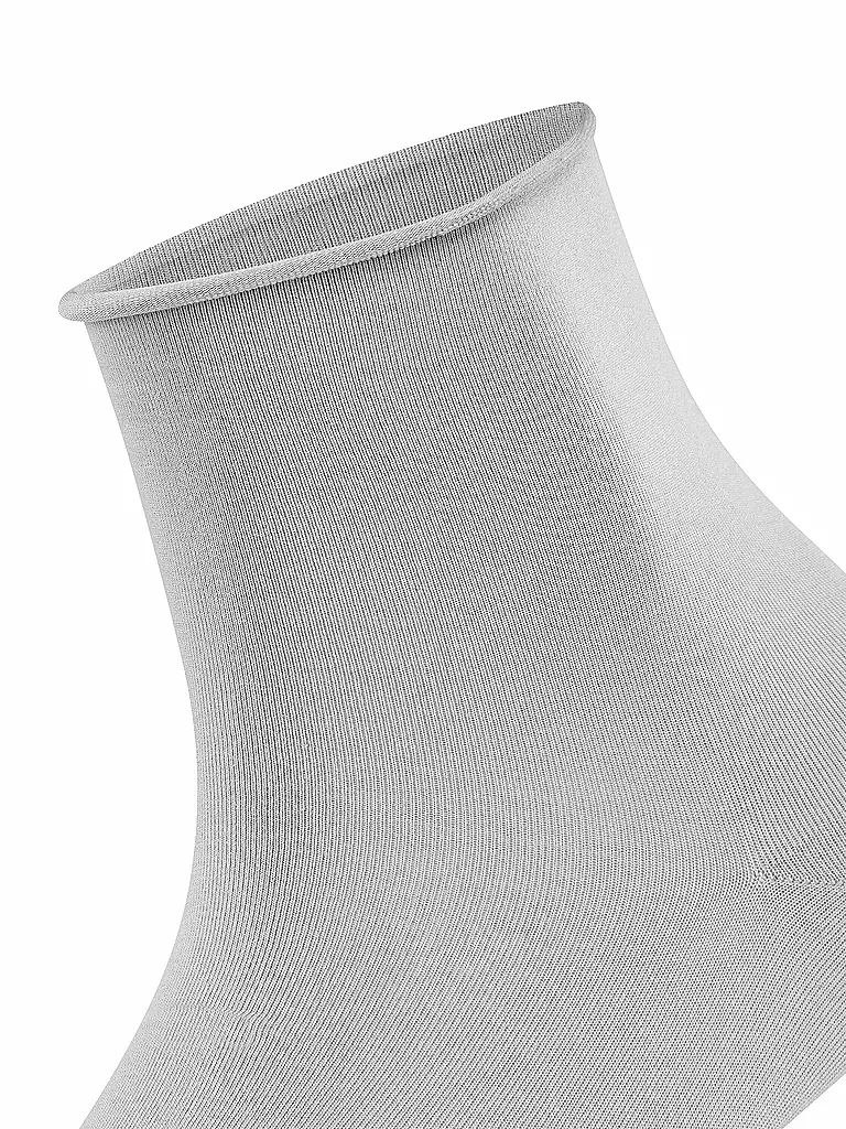 FALKE | Sneaker Socken COTTON TOUCH silver | Gris claro