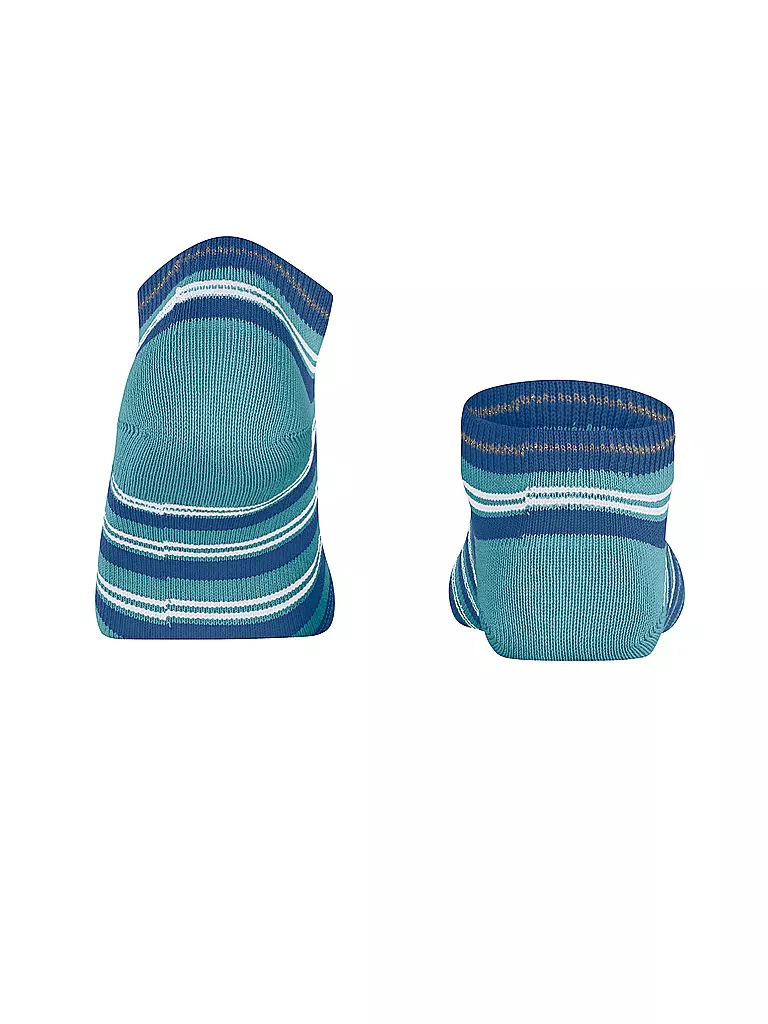 FALKE | Sneaker Socken SMART STRIPE key largo | Azul