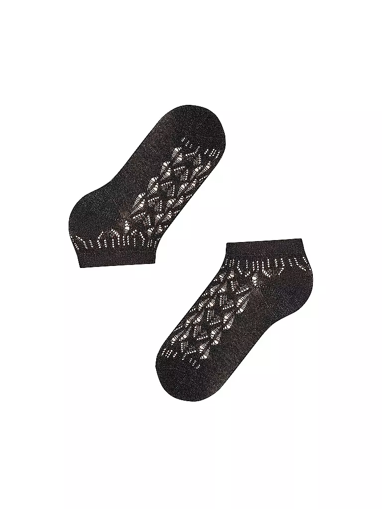 FALKE | Sneaker Socken TRINA BLAZE black  | Negro