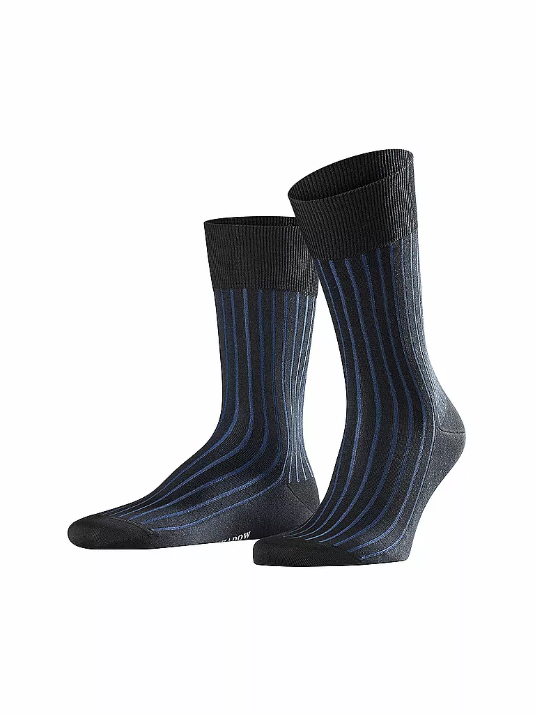 FALKE | Socken "Shadow" (schwarz/grau) | Negro