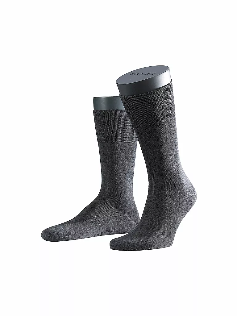 FALKE | Socken "Tiago 14662" anthracite mel. | Gris